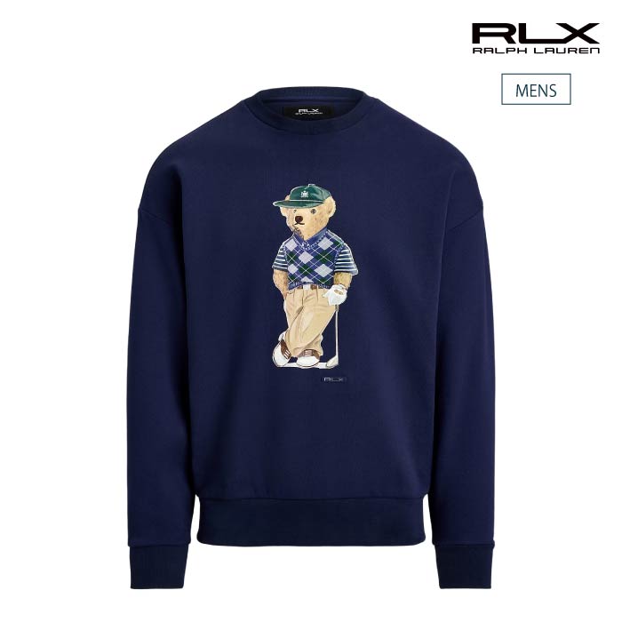 RLX RALPH LAUREN アール エル エックス ラルフローレン ゴルフウェア メンズ リラックス フィット Polo ベア スウェットシャツ 長袖 快適な着心地 mnxgk20390