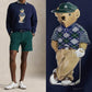 RLX RALPH LAUREN アール エル エックス ラルフローレン ゴルフウェア メンズ リラックス フィット Polo ベア スウェットシャツ 長袖 快適な着心地 mnxgk20390