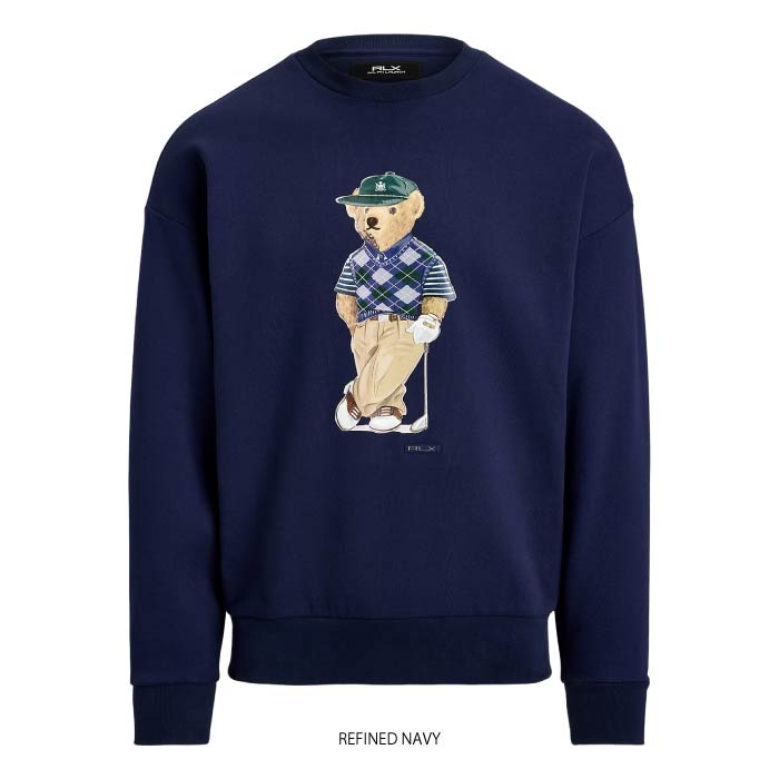 RLX RALPH LAUREN アール エル エックス ラルフローレン ゴルフウェア メンズ リラックス フィット Polo ベア スウェットシャツ 長袖 快適な着心地 mnxgk20390
