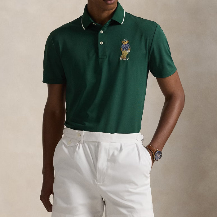 RLX RALPH LAUREN アール エル エックス ラルフローレン ゴルフウェア メンズ テーラード フィット Polo ベア ポロシャツ 半袖 洗濯機洗い可 mnxgk820888