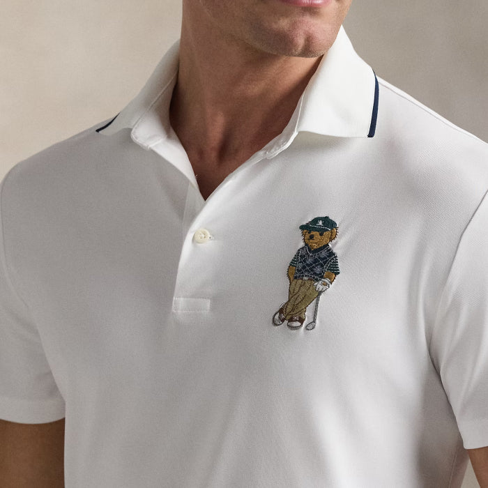 RLX RALPH LAUREN アール エル エックス ラルフローレン ゴルフウェア メンズ テーラード フィット Polo ベア ポロシャツ 半袖 洗濯機洗い可 mnxgk820889