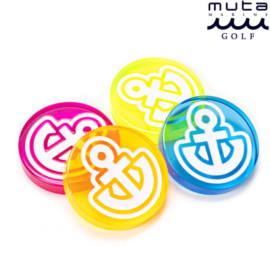 muta MARINE GOLF ムータマリンゴルフ メンズ レディース GOLF クリアマーカー (ANCHOR) [全4色] MUSG-220855