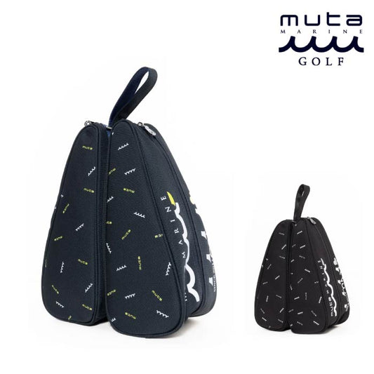 muta MARINE GOLF ムータマリンゴルフ ゴルフウェア メンズ レディース CORDURA Ballistic® シューズケース 総柄デザイン セパレート 高耐久性 高耐水性 MUSG-241248