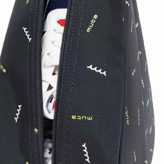 muta MARINE GOLF ムータマリンゴルフ ゴルフウェア メンズ レディース CORDURA Ballistic® シューズケース 総柄デザイン セパレート 高耐久性 高耐水性 MUSG-241248