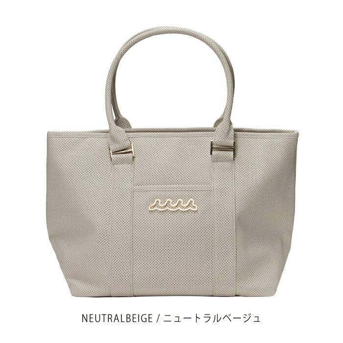 muta MARINE GOLF ムータマリンゴルフ メンズ レディース CONTINUA パンチングエシカルレザー スクエアトートバッグ カートバッグ 耐久性 スクエア型トート musg-251249