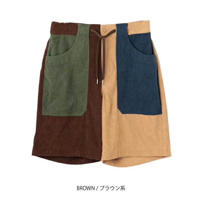 PW CIRCULUS ピーダブリュサーキュラス ゴルフウェア メンズ コーデュロイショーツ ショートパンツ 手洗い洗濯可 phpngw0205