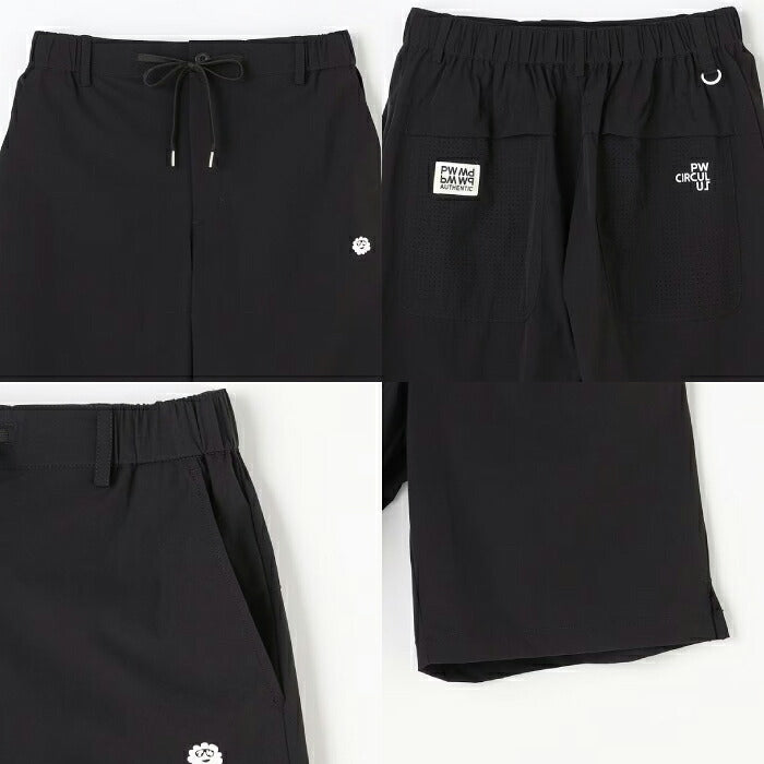 PW CIRCULUS ピーダブリュサーキュラス ゴルフウェア メンズ MEN アクティブショーツ ショートパンツ ストレッチ UVカット ややゆとり感があるトレンドシルエット 快適な履き心地 phpnlm0525