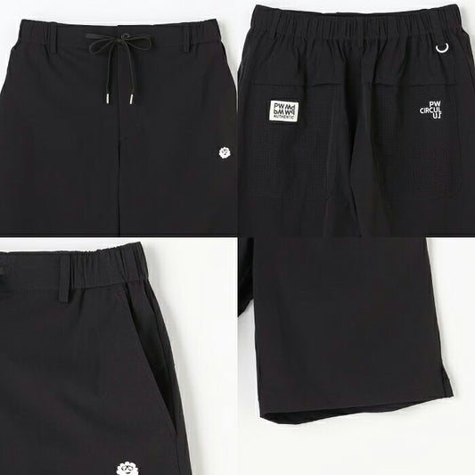 PW CIRCULUS ピーダブリュサーキュラス ゴルフウェア メンズ MEN アクティブショーツ ショートパンツ ストレッチ UVカット ややゆとり感があるトレンドシルエット 快適な履き心地 phpnlm0525