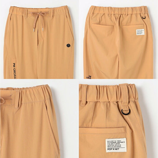 PW CIRCULUS ピーダブリュサーキュラス ゴルフウェア メンズ クライミング イージーパンツ ストレッチ 王道テーパード シンプルデザイン pppngw0311