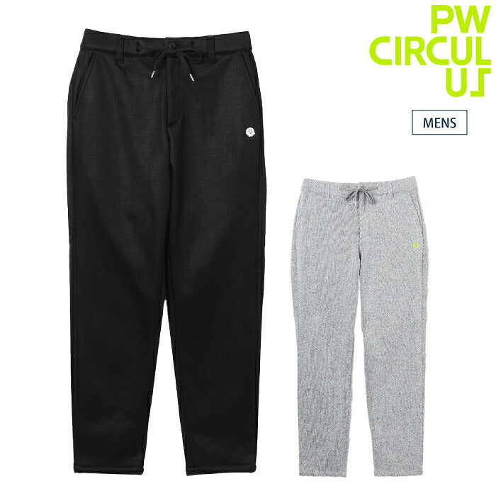 PW CIRCULUS ピーダブリュサーキュラス ゴルフウェア メンズ MEN ３レイヤーボンディングパンツ ロングテーパードパンツ 保温性 防風性 上品な印象 pppngw0501