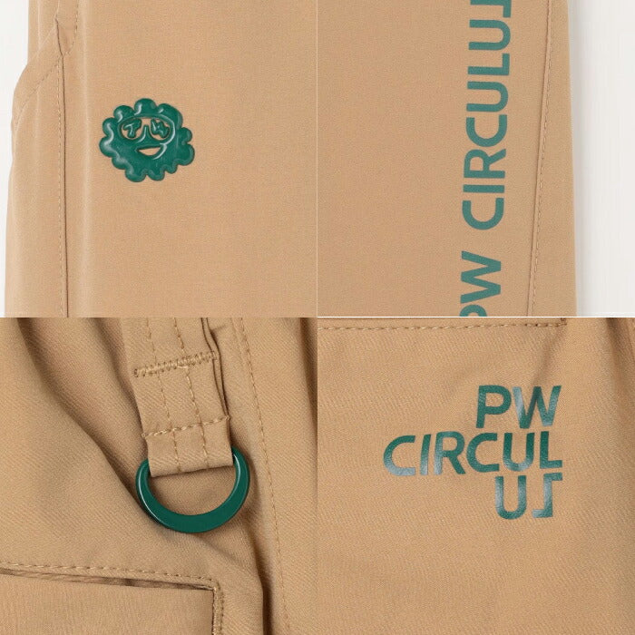 PW CIRCULUS ピーダブリュサーキュラス ゴルフウェア メンズ MEN BASICテーパードパンツ 花粉がつきにくい 撥水 ストレッチ pppnlm0311