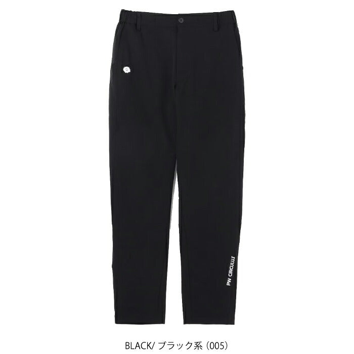 PW CIRCULUS ピーダブリュサーキュラス ゴルフウェア メンズ MEN BASICテーパードパンツ 花粉がつきにくい 撥水 ストレッチ pppnlm0311
