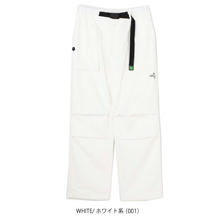 PW CIRCULUS ピーダブリュサーキュラス ゴルフウェア メンズ MEN ワイドカーゴパンツ ロングパンツ ベルト付き 接触冷感 UVカット 撥水 防透け ストレッチ pppnlm0321