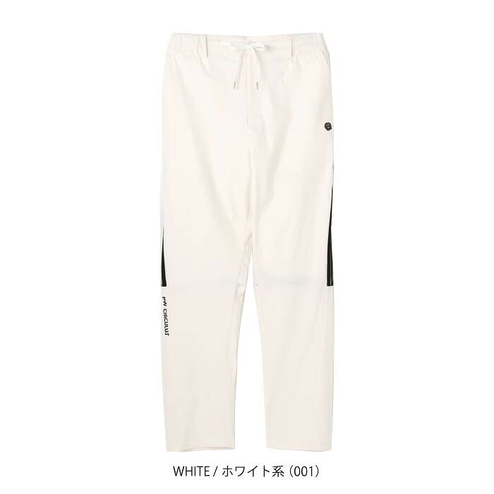 PW CIRCULUS ピーダブリュサーキュラス ゴルフウェア メンズ MEN サイドベンチレーションテーパードパンツ ロングパンツ ベンチレーション付き 通気性 接触冷感付 UVカット 撥水 ストレッチ pppnlm0401