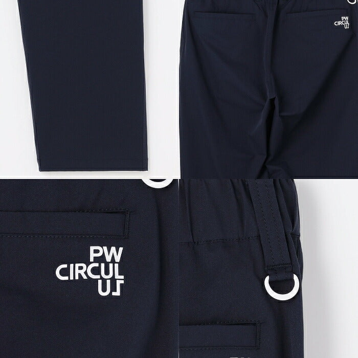 PW CIRCULUS ピーダブリュサーキュラス ゴルフウェア メンズ MEN オールラウンド テーパードパンツ 撥水 ストレッチ機能 ややゆとりのあるシルエット pppnlw0001