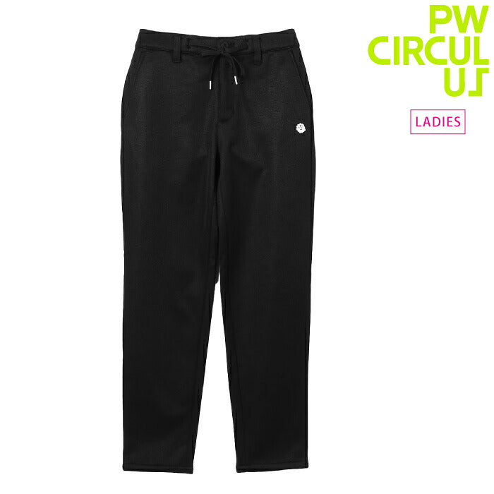 PW CIRCULUS ピーダブリュサーキュラス ゴルフウェア レディース WOMEN ３レイヤーボンディングパンツ ロングテーパードパンツ 保温性 防風性 上品な印象 pppqgw0504