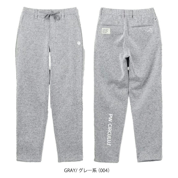 PW CIRCULUS ピーダブリュサーキュラス ゴルフウェア レディース WOMEN ３レイヤーボンディングパンツ ロングテーパードパンツ 保温性 防風性 上品な印象 pppqgw0504