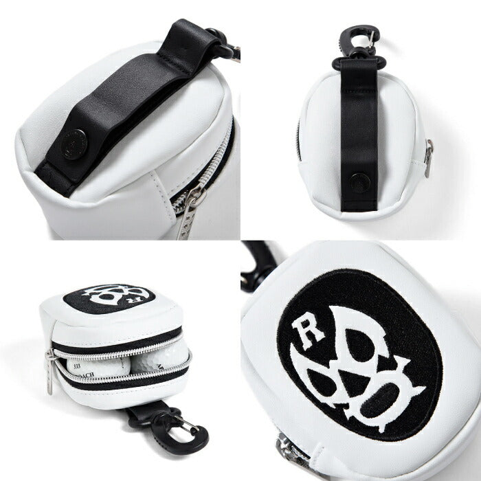 Russeluno ラッセルノ ゴルフ メンズ レディース ボールポーチ LUCHA BALL POUCH ボール2個収納 ナスカン RS-0002832
