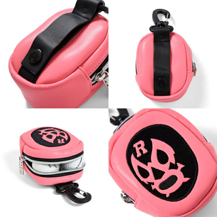 Russeluno ラッセルノ ゴルフ メンズ レディース ボールポーチ LUCHA BALL POUCH ボール2個収納 ナスカン RS-0002832