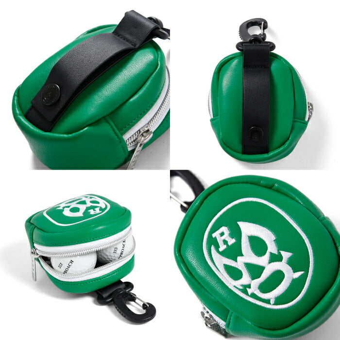 Russeluno ラッセルノ ゴルフ メンズ レディース ボールポーチ LUCHA BALL POUCH ボール2個収納 ナスカン RS-0002832