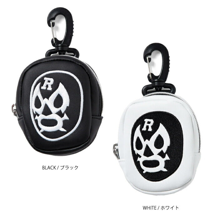 Russeluno ラッセルノ ゴルフ メンズ レディース ボールポーチ LUCHA BALL POUCH ボール2個収納 ナスカン RS-0002832