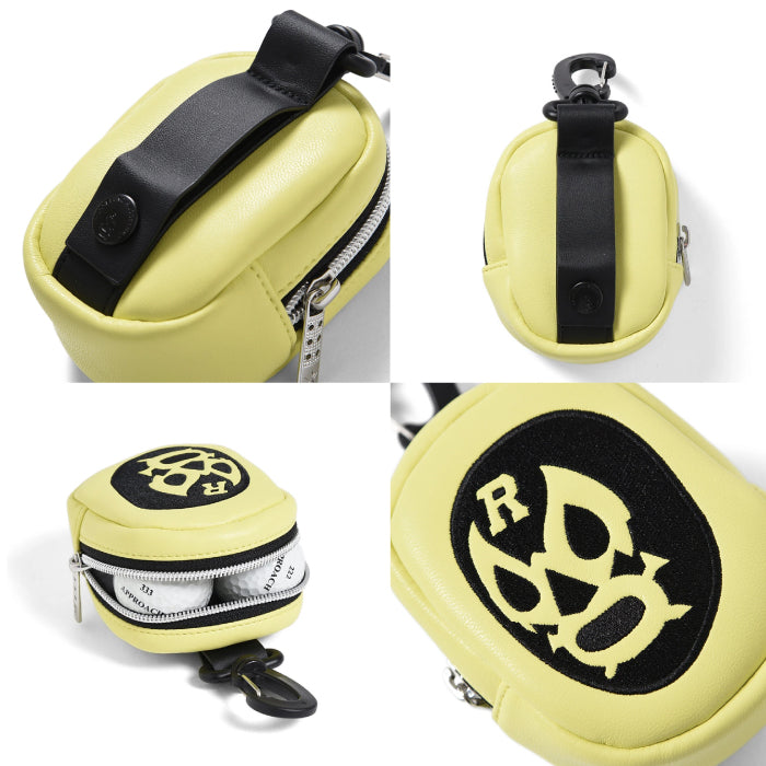 Russeluno ラッセルノ ゴルフ メンズ レディース ボールポーチ LUCHA BALL POUCH ボール2個収納 ナスカン RS-0002832