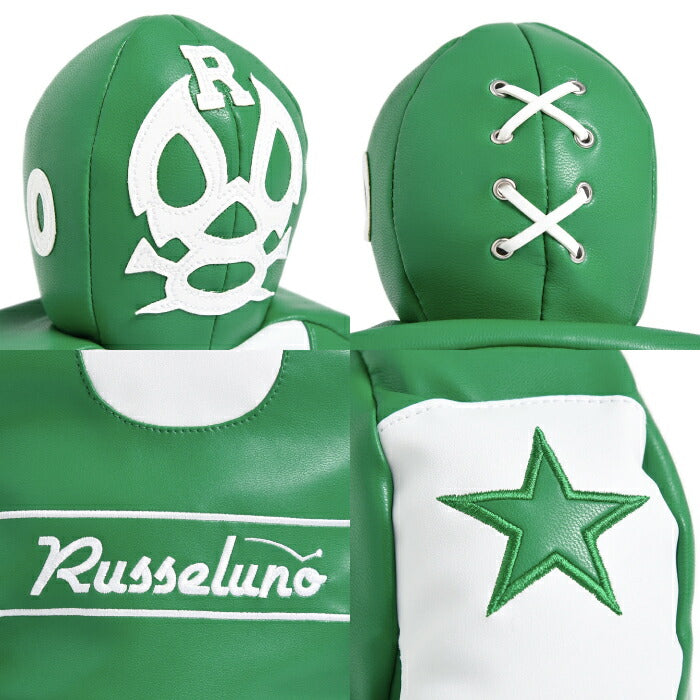 Russeluno ラッセルノ ゴルフ メンズ レディース LUCHA IRON COVER ルチャ型アイアンカバー ロングセラー インパクトあり rs-0002933