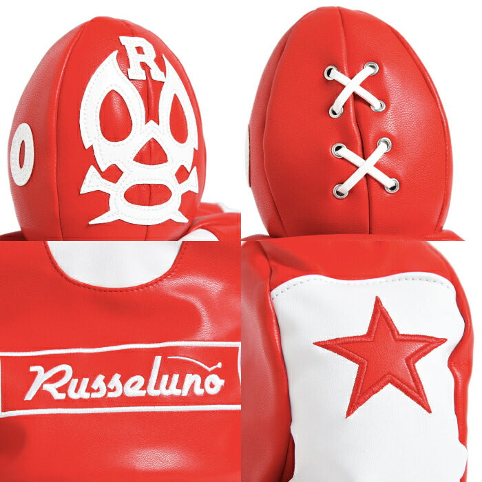 Russeluno ラッセルノ ゴルフ メンズ レディース LUCHA IRON COVER ルチャ型アイアンカバー ロングセラー インパクトあり rs-0002933