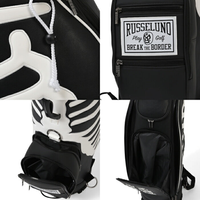 Russeluno ラッセルノ ゴルフ メンズ レディース キャディバッグ SKELETON GOLF BAG スケルトンゴルフバッグ シリーズ商品あり rs-0003051