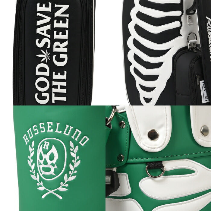 Russeluno ラッセルノ ゴルフ メンズ レディース キャディバッグ SKELETON GOLF BAG スケルトンゴルフバッグ シリーズ商品あり rs-0003051