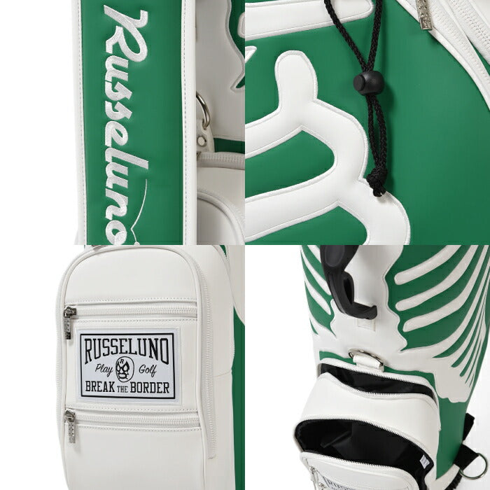 Russeluno ラッセルノ ゴルフ メンズ レディース キャディバッグ SKELETON GOLF BAG スケルトンゴルフバッグ シリーズ商品あり rs-0003051