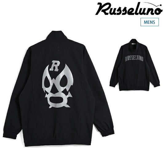 Russeluno ラッセルノ ゴルフウェア メンズ ジップアップブルゾン RIPSTOP ZIPUP BLOUSON (SOLID) ストレッチ 吸湿 セットアップ対応 RS-2530103
