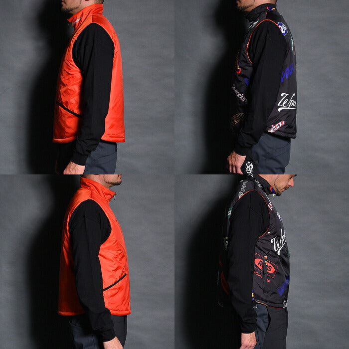 Russeluno ラッセルノ ゴルフウェア メンズ ウォームベスト REVERSIBLE PADDED VEST リバーシブル仕様 RS-2530201