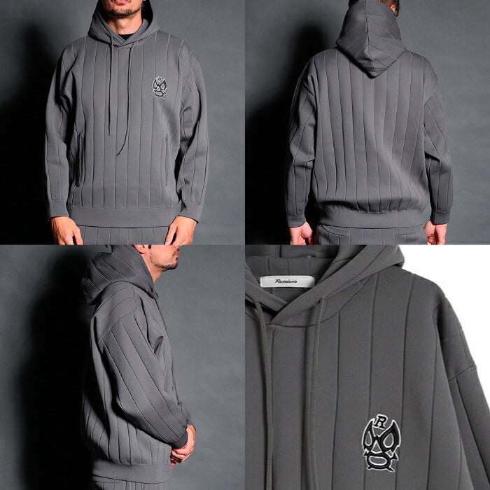 Russeluno ラッセルノ ゴルフウェア メンズ TECH KNIT HOODIE ニット編みフーディー 軽量 イージーケア RS-2530502