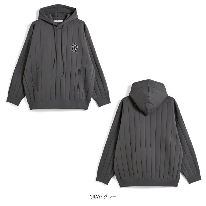 Russeluno ラッセルノ ゴルフウェア メンズ TECH KNIT HOODIE ニット編みフーディー 軽量 イージーケア RS-2530502