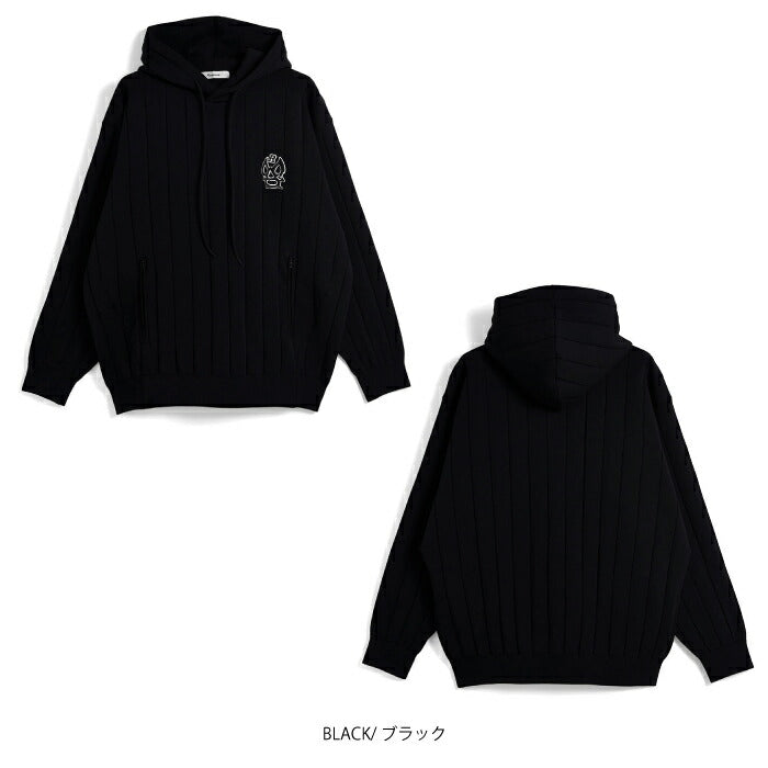 Russeluno ラッセルノ ゴルフウェア メンズ TECH KNIT HOODIE ニット編みフーディー 軽量 イージーケア RS-2530502