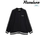 Russeluno ラッセルノ ゴルフウェア メンズ WORLD LOGO ZIPUP BLOUSON ジップアップブルゾン 独特なシワ感 伸縮性 メッシュ裏地 吸汗速乾 RS-2530615