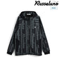 Russeluno ラッセルノ ゴルフウェア メンズ ジップフーディー LOGO STRIPE BONDING ZIPUP HOODIE ブルゾン 温性 防風性 2WAYストレッチ セットアップ対応 RS-2530619