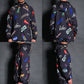 Russeluno ラッセルノ ゴルフウェア メンズ ジップフーディー MULTI LOGO BONDING ZIPUP HOODIE ブルゾン 保温性 防風性 2WAYストレッチ セットアップ対応 RS-2530623
