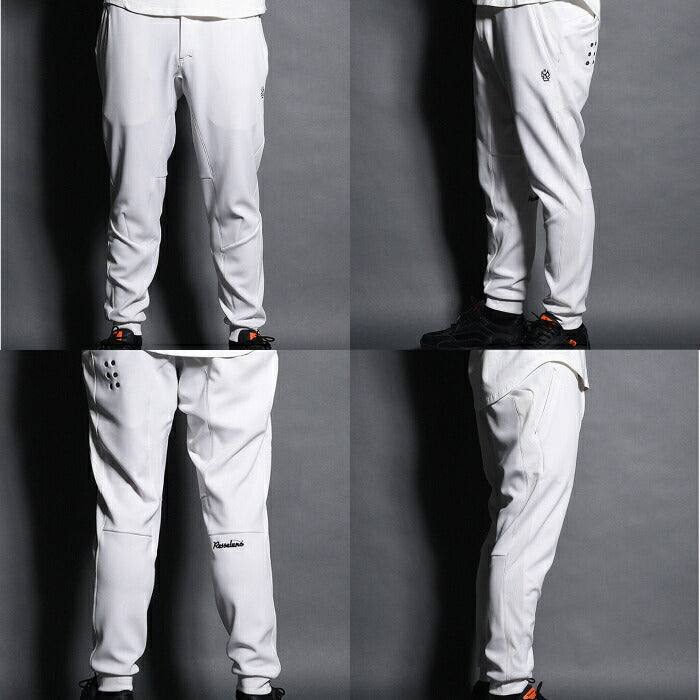 Russeluno ラッセルノ ゴルフウェア メンズ COLLEGE LOGO L/S MOCKNECK 長袖 モックネック ストレッチ 速乾 RS-2530701