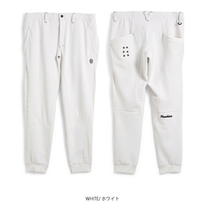 Russeluno ラッセルノ ゴルフウェア メンズ COLLEGE LOGO L/S MOCKNECK 長袖 モックネック ストレッチ 速乾 RS-2530701