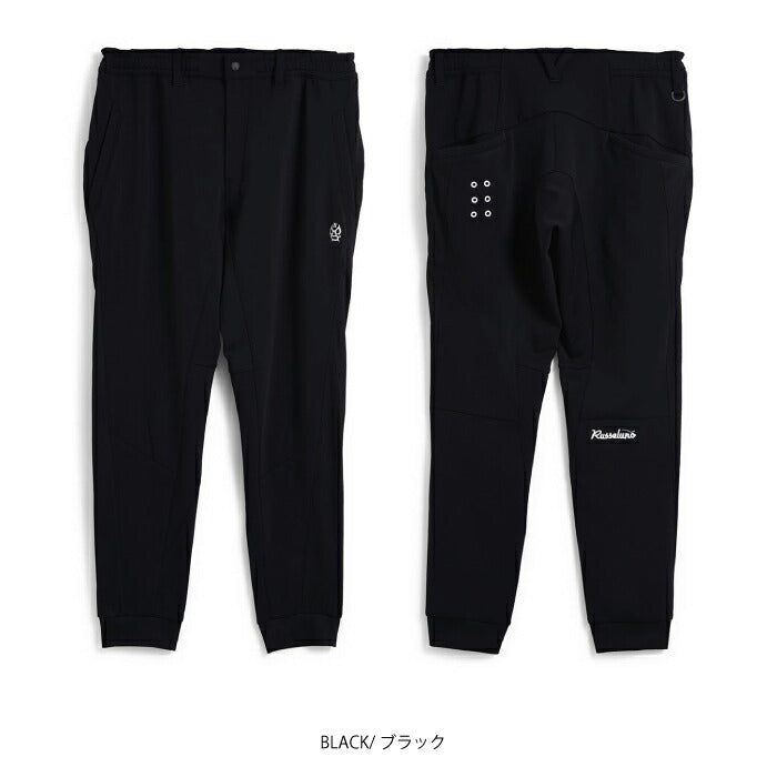 Russeluno ラッセルノ ゴルフウェア メンズ COLLEGE LOGO L/S MOCKNECK 長袖 モックネック ストレッチ 速乾 RS-2530701