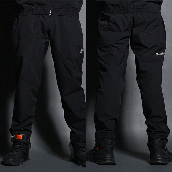 Russeluno ラッセルノ ゴルフウェア メンズ パンツ RIPSTOP WIDE TAPERED PANTS (SOLID) ストレッチ 吸湿 セットアップ対応 RS-2530705