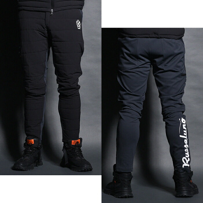 Russeluno ラッセルノ ゴルフウェア メンズ ウォームパンツ PADDED PANTS ダウンライク 防寒性 セットアップ対応 RS-2530708
