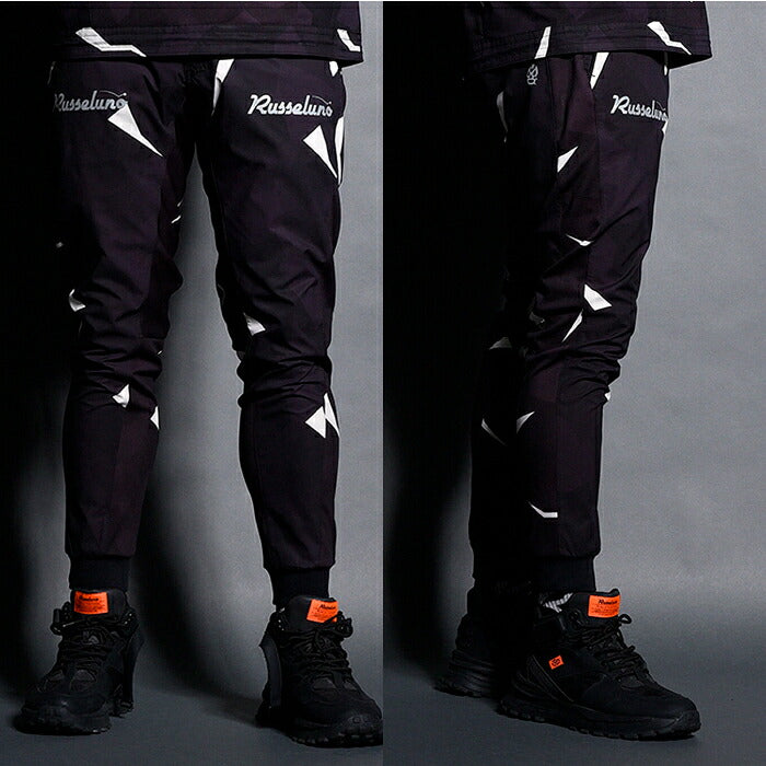 Russeluno ラッセルノ ゴルフウェア メンズ COMBI JOGGER PANTS ジョガータイプパンツ ストレッチ性 透湿性 防風性 RS-2530712