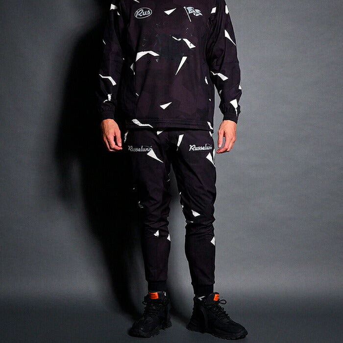 Russeluno ラッセルノ ゴルフウェア メンズ COMBI JOGGER PANTS ジョガータイプパンツ ストレッチ性 透湿性 防風性 RS-2530712