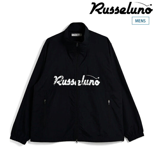 Russeluno ラッセルノ ゴルフウェア メンズ COMPACT BLOUSON コンパクトジップアップブルゾン 軽量 伸縮性 撥水加工ストレッチ 防風性 収納ポーチ付き RS-2610102