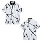 Russeluno ラッセルノ ゴルフウェア メンズ TEE PATTERN SS POLO ティーパターン ショートスリーブポロ 半袖シャツ レギュラーフィット 吸汗速乾性 ストレスフリーなパターン設計 rs-2610304