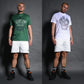 Russeluno ラッセルノ ゴルフウェア メンズ NOISY LOGO SS MOCKNECK TEE ノイジーロゴ SS モックネックティー 半袖シャツ レギュラーフィット 吸汗速乾性 rs-2610615