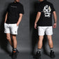 Russeluno ラッセルノ ゴルフウェア メンズ NOISY LUCHA S S MOCKNECK TEE ノイジールチャ ショートスリーブモックネックティー 半袖モックネックシャツ 吸汗速乾 ルーズシルエット rs-2610616